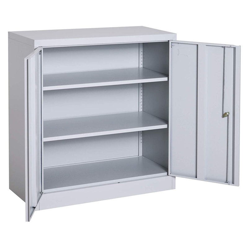 Wfx Utility 36 H X 36 W X 16 D Counter Height Metal Locking Storage Cabinet Reviews Wayfair