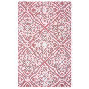Indigo Belfast Rug Wayfair Belfast Hand Tufted Pink Ivory Area Rug