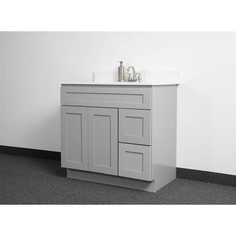 United Cabinetry 36 Bathroom Vanity Base Only Wayfair