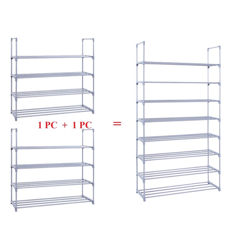 Songmics 4 Tier 20 Pair Shoe Rack Reviews Wayfair