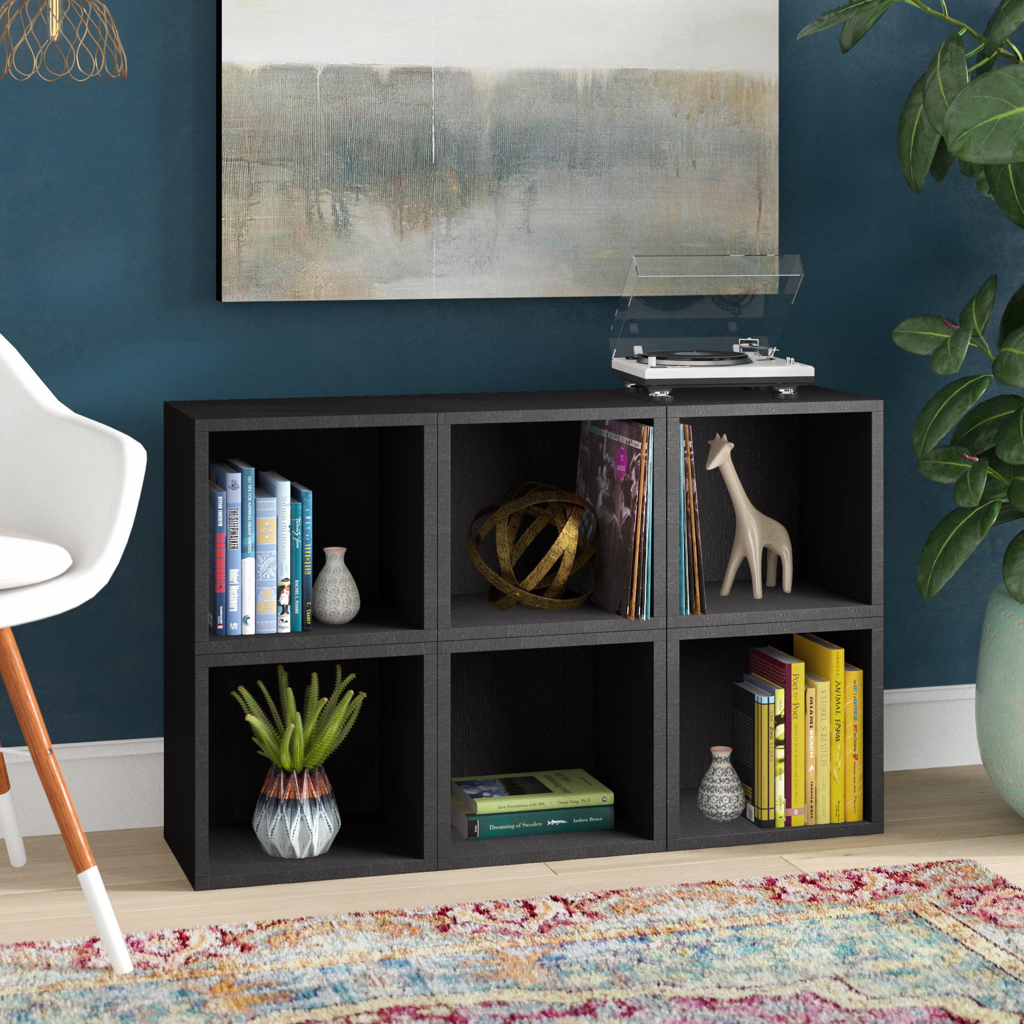 Ebern Designs Skye 25.6'' H x 40.2'' W Cube Bookcase & Reviews Wayfair