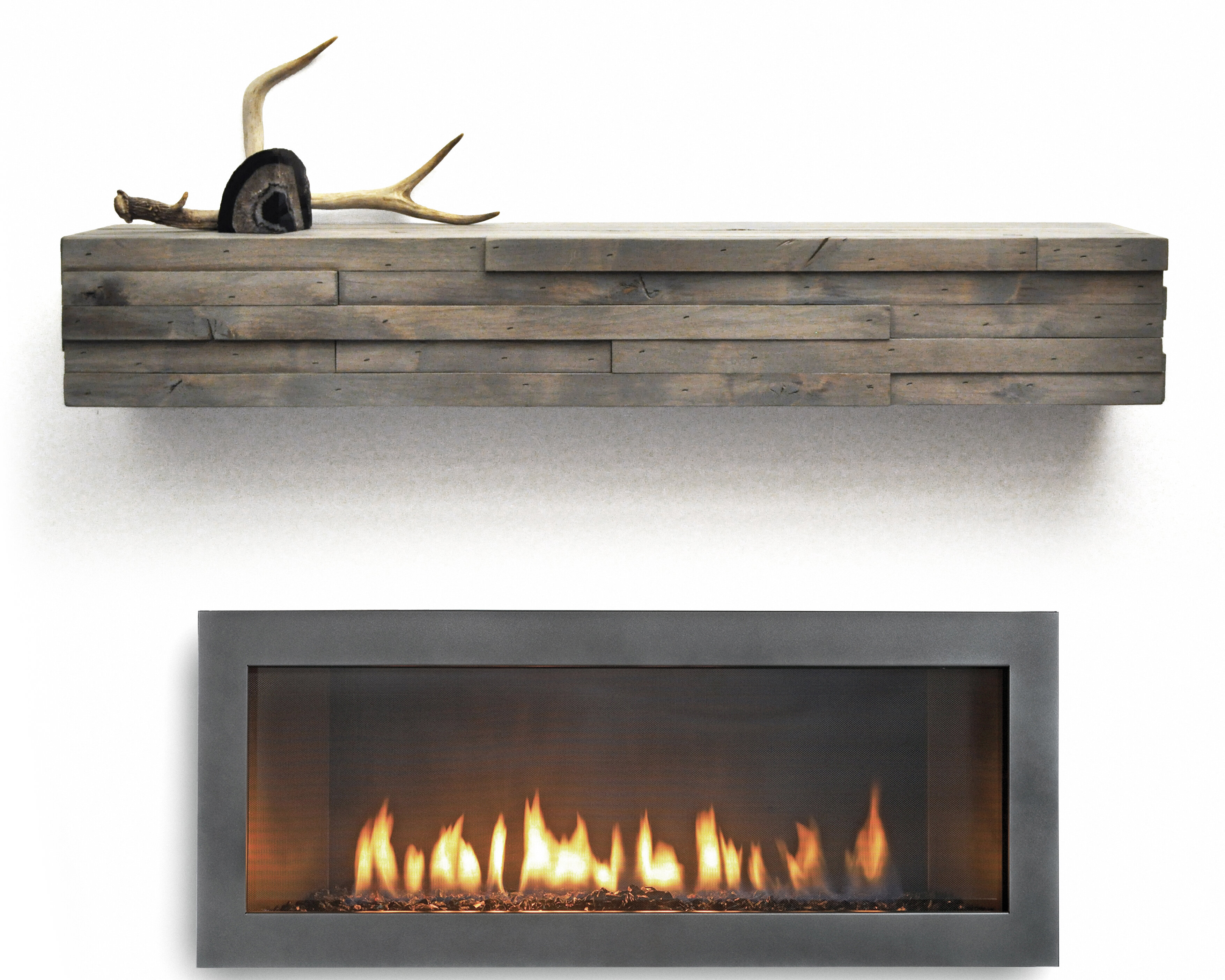 Dogberry Collections Modern Fireplace Mantel Shelf Reviews Wayfair   Modern Fireplace Mantel Shelf 