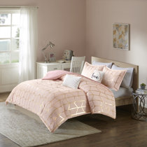 Pink Rose Gold Duvet Covers Sets You Ll Love In 2021 Wayfair