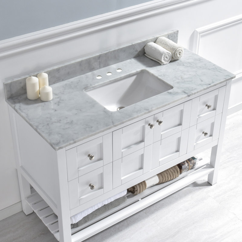 Woodbridge 49 Single Bathroom Vanity Top Reviews Wayfair Ca Woodbridge 49 Single Bathroom Vanity