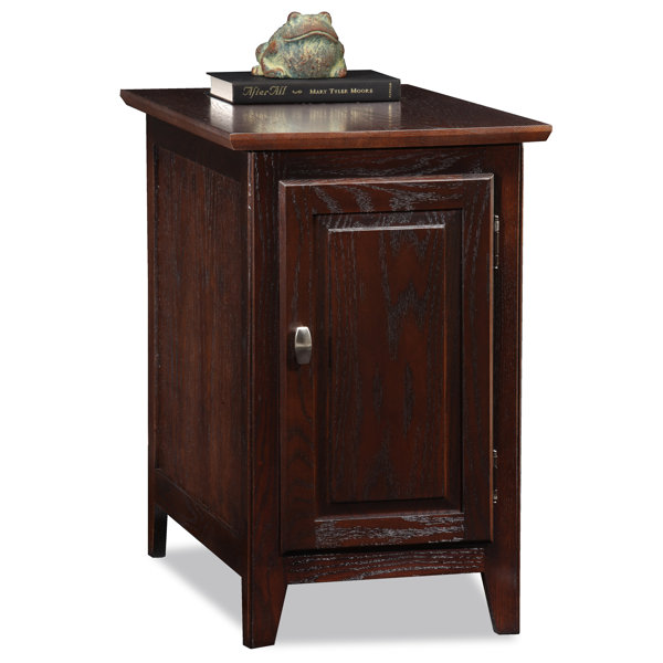 Leick Chocolate Oak End Table Reviews Wayfair