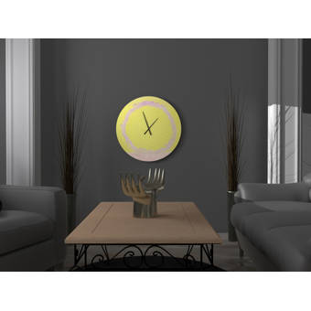 East Urban Home Oversized Pimentel Wall Clock Wayfair