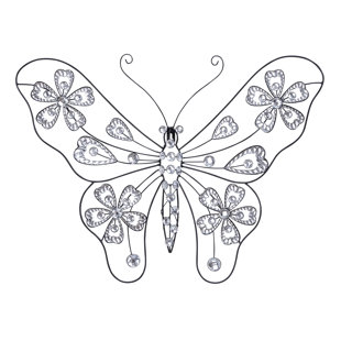 Metal Erfly Wall Decor Wayfair Ca Metal Erfly Wall Décor
