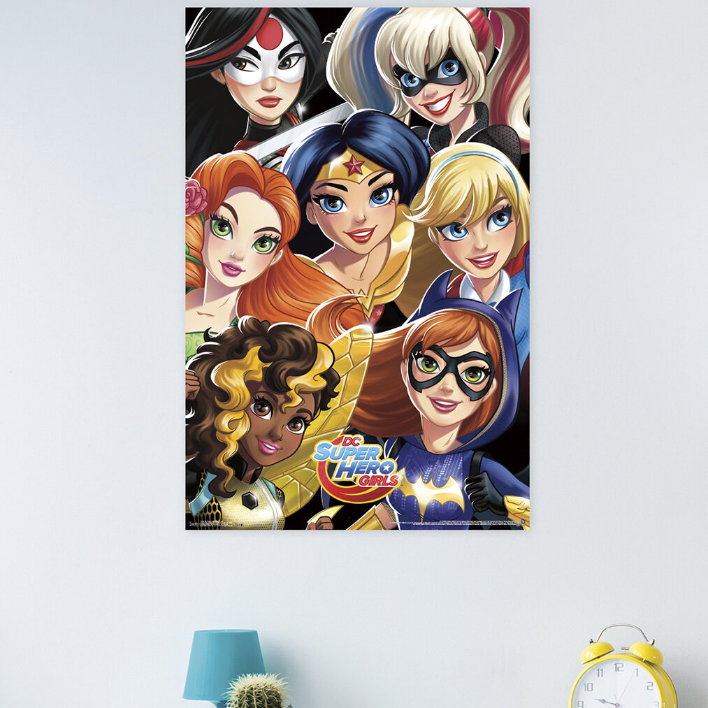 Trends International DC Super Hero Girls - Group Paper Print | Wayfair