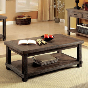 Wick, Somerset Rustically Charmed Coffee Table by Loon Peak