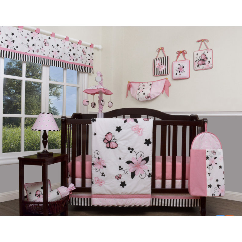 Geenny New Butterfly 13 Piece Crib Bedding Set Reviews Wayfair