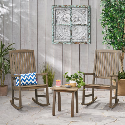 Cheney Solid Wood 2 - Person Seating Group