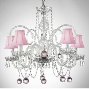 5-Light Crystal Chandelier