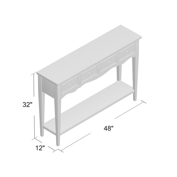 August Grove Lula 48 Console Table Reviews Wayfair