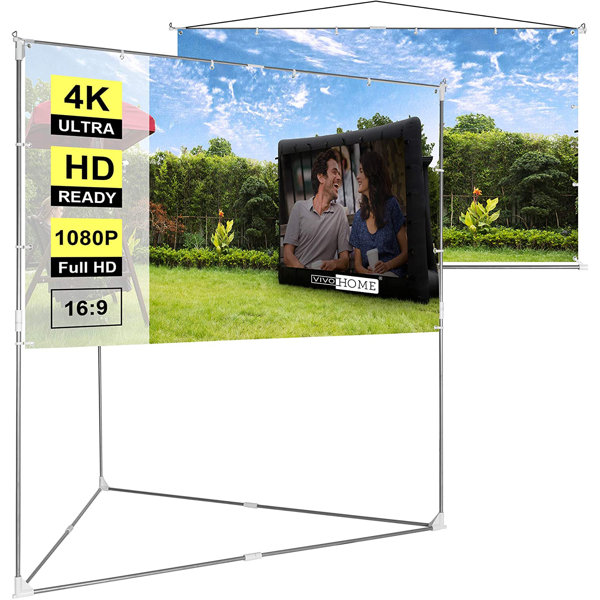 36 x 80 Door Holographic Rear Projection Screen with Mounting Hardware for Projecting Halloween Videos