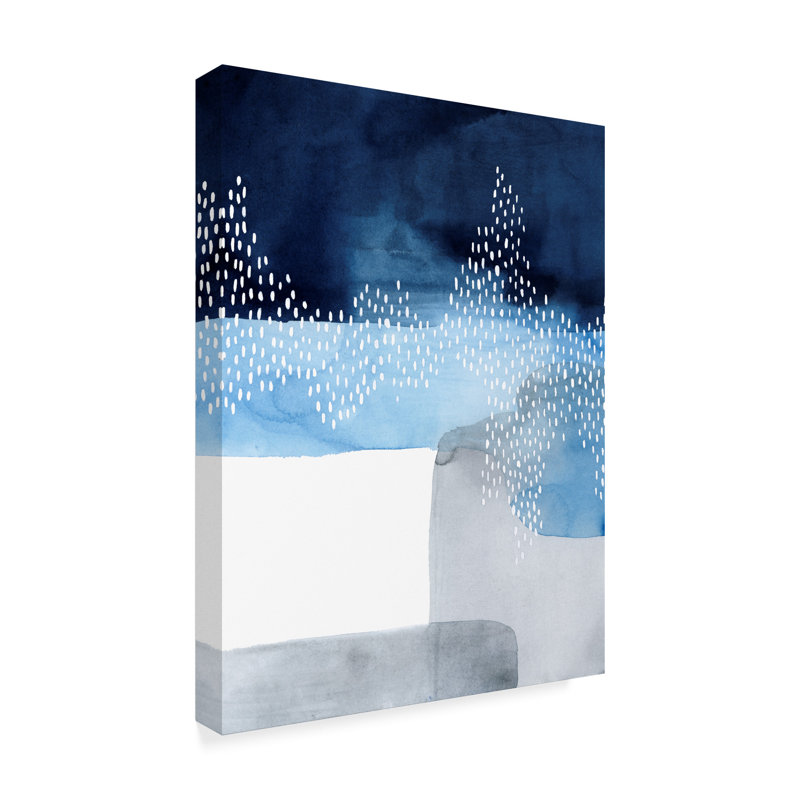 East Urban Home Waterfall Abstract I Acrylic Painting Print On