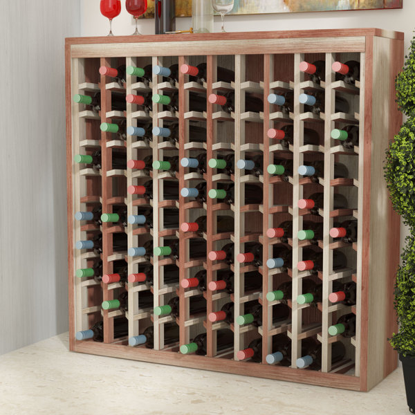 Red Barrel Studio Karnes Deluxe 100 Bottle Floor Wine Bottle Rack Reviews Wayfair