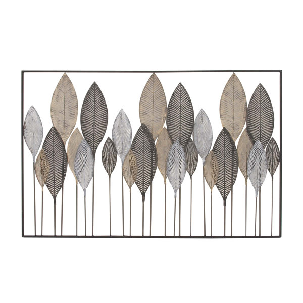 Metal Leaf Wall Decor cole & grey metal leaf wall décor & reviews | wayfair Metal Leaf Wall Decor cole & grey metal leaf wall décor & reviews | wayfair