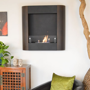 Focolare Muro Noce Wall Mount Bio-Etha..
