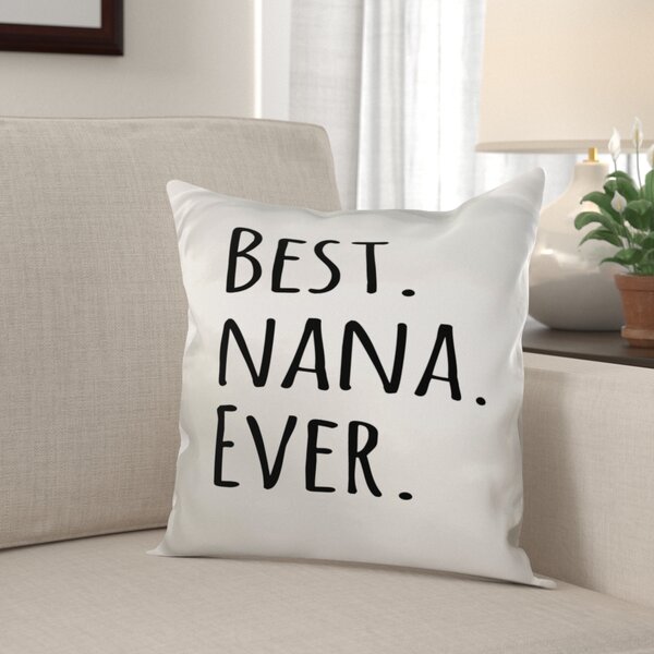 NANA Colored Throw Pillows Greeting Happy Festival Celebration Throw Pillows for Women 13.78 X 13.78 Inch Heart-Shaped Cushion Gift for Friends/Children/Girl/Valentine's Day 