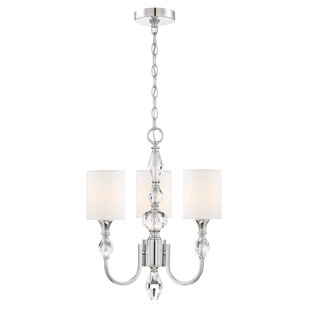Go to store & view more images Caton 3-Light Shaded Chandelier by House of Hampton