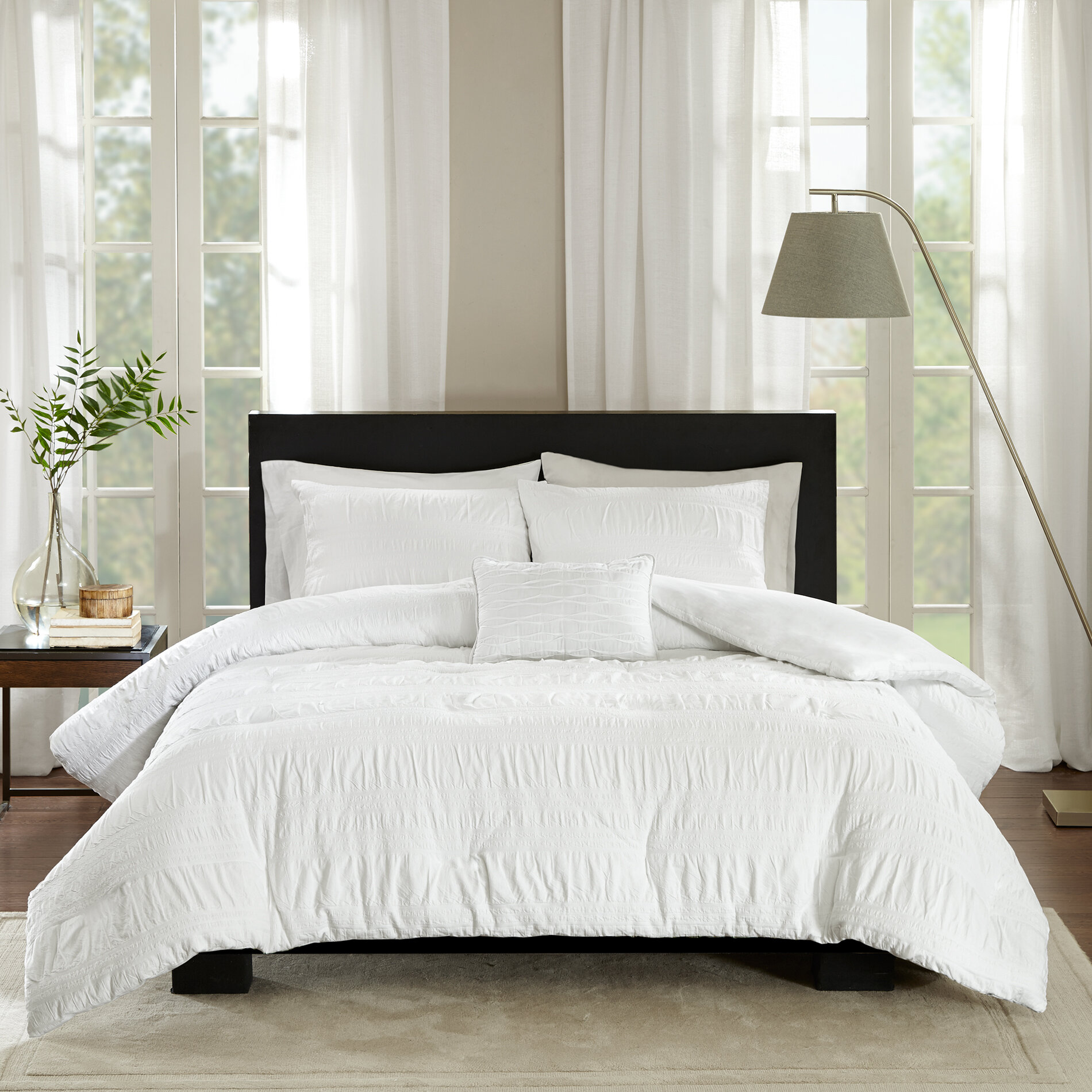 Greyleigh Fite Seersucker Duvet Cover Set Reviews Wayfair