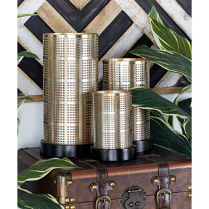 3 Piece Metal Lantern Set