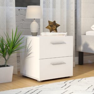 Hatboro 2 Drawer Nightstand