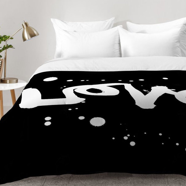 East Urban Home Love Comforter Set Wayfair