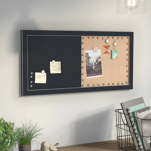 Laurel Foundry Modern Farmhouse Magnetic Wall Mounted Chalkboard