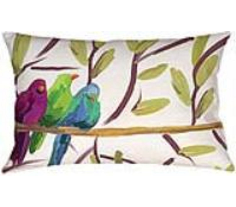 Manual Woodworkers Weavers Flocked Together Birds Lumbar Indoor