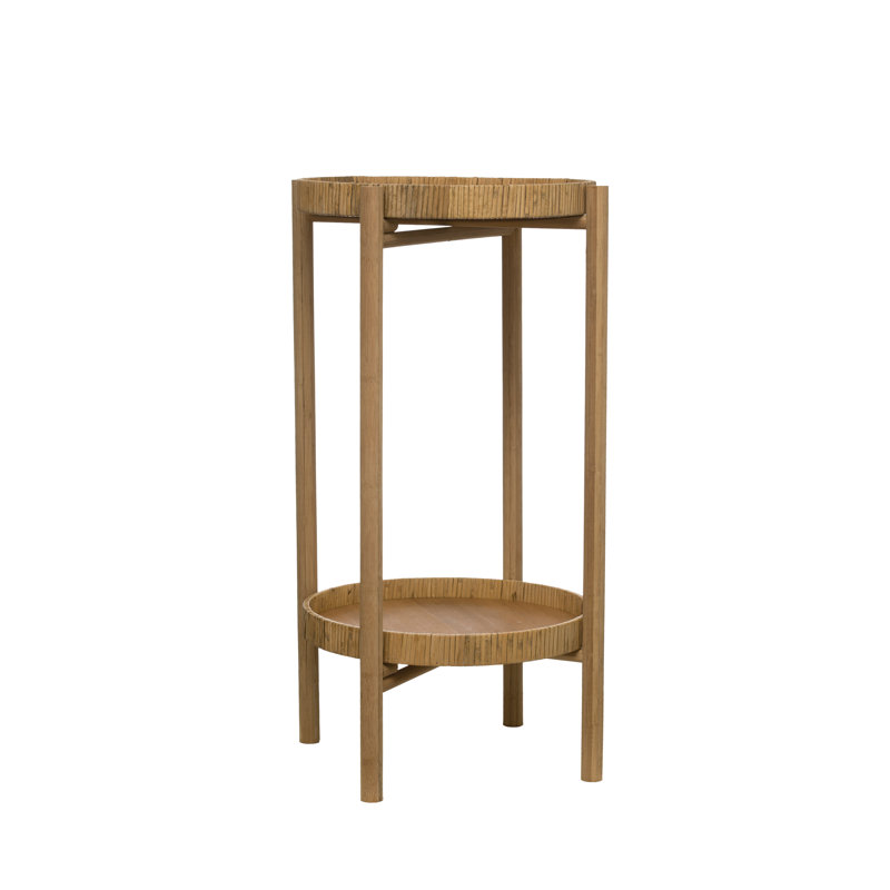 Union Rustic Sebago Round Corner Plant Stand Reviews Wayfair