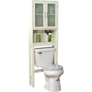 Free Standing 22.5 W x 67.3 H Over the Toilet Storage