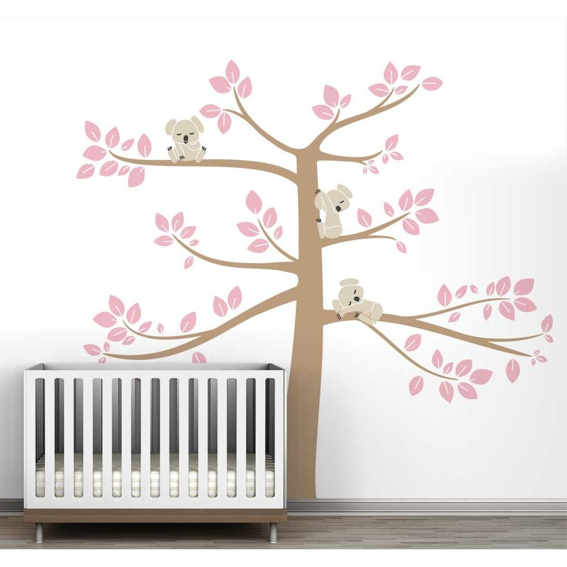 Littlelion Studio Koala Tree Extra Large Wall Decal Wayfair