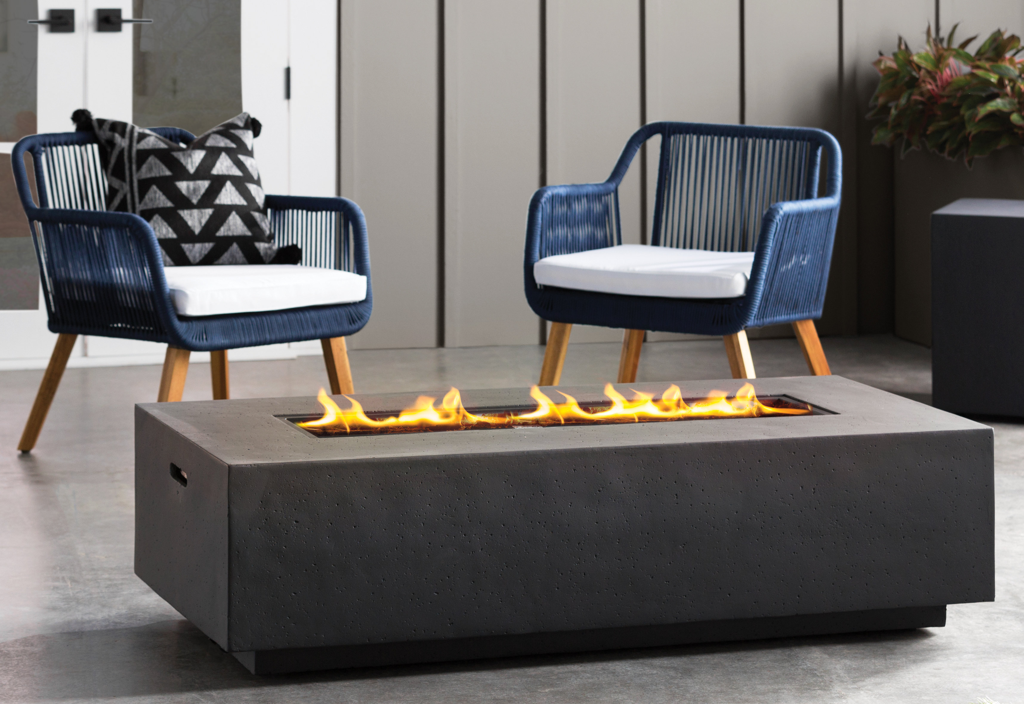 Belle Stone Propane Fire Pit Table Reviews Allmodern
