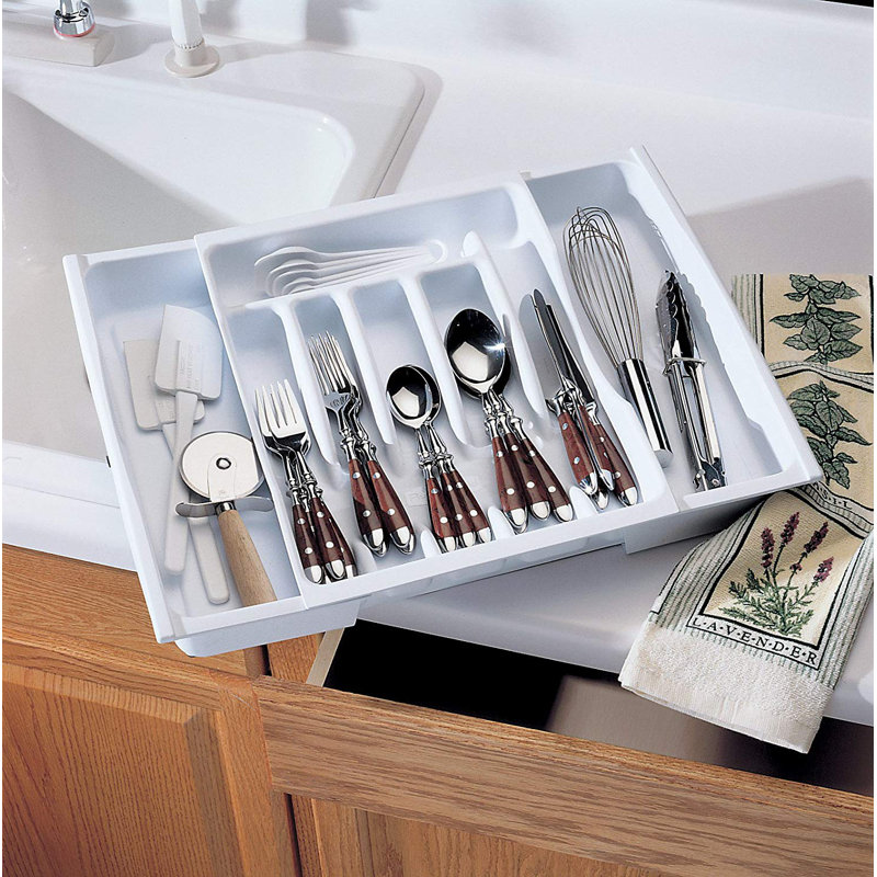 Rubbermaid Adjustable Drawer Organizer Reviews Wayfair