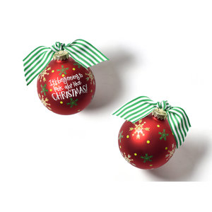 Beginning to Look Like Christmas Glass Ball Ornament