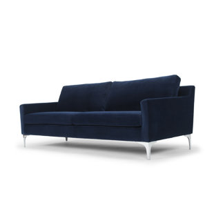 Modern Contemporary Navy Blue Sofa Allmodern Bridgeton Sofa