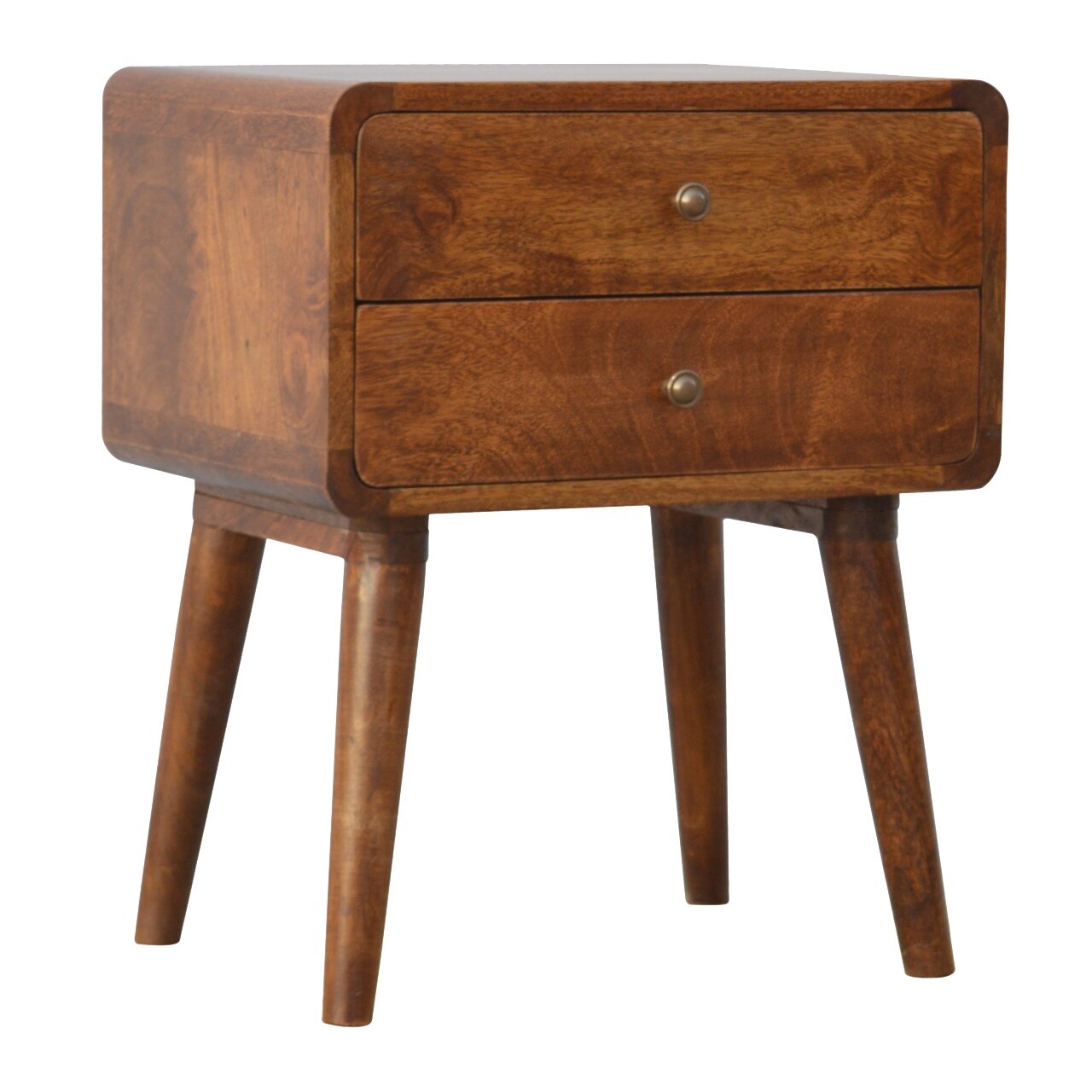 Firger Solid Wood Bedside Table