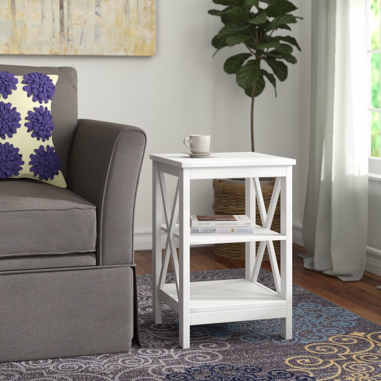 Breakwater Bay Longe 23.7'' Tall Solid Wood End Table & Reviews | Wayfair