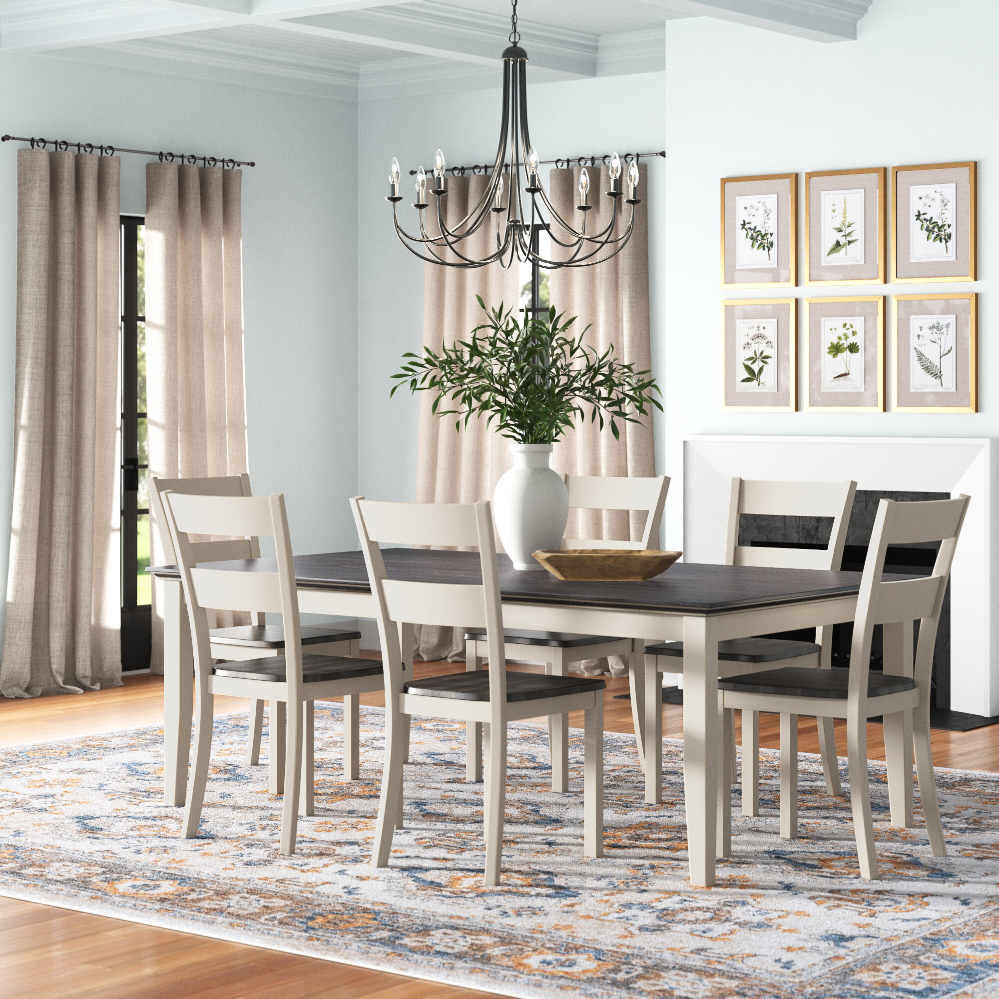 birch dining room set