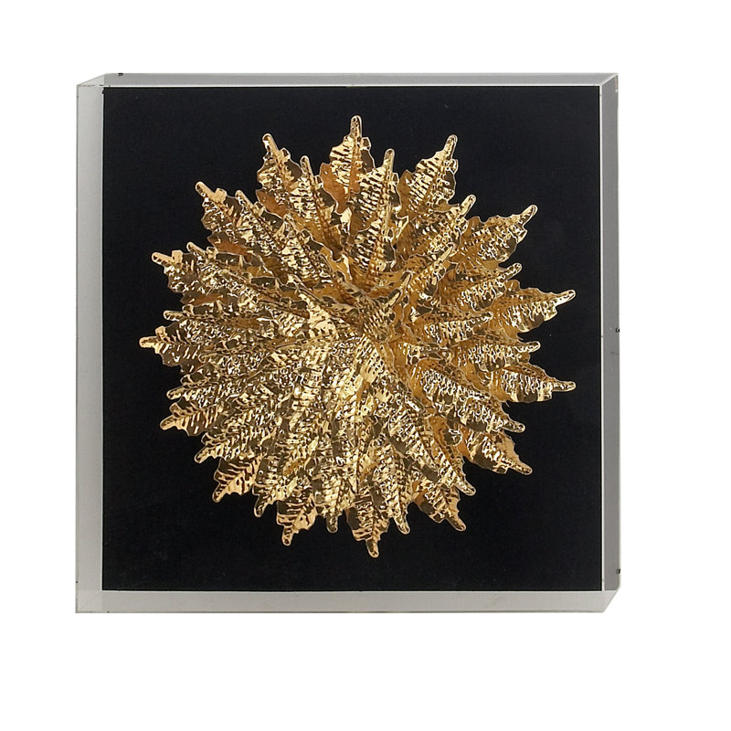 Mercer41 Contemporary Round Feather Shadow Box Wall Decor Wayfair