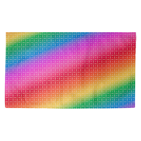 Latitude Run Avicia Doily Pink Yellow Green Area Rug Wayfair