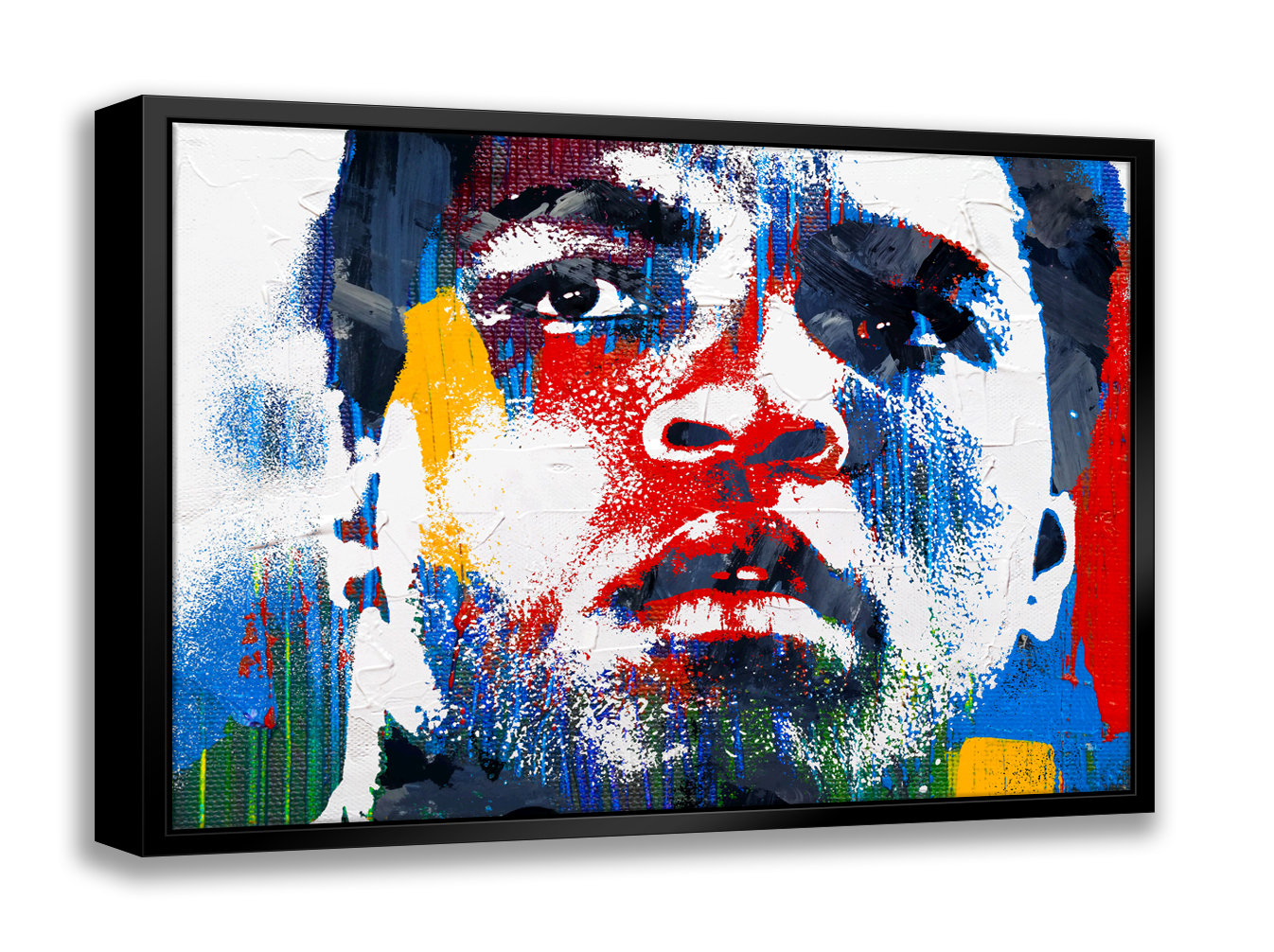 ATX Art Group LLC Muhammad Ali II Pop Art-Giclee on Canvas with Float ...