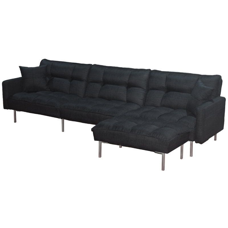 Latitude Run Autaum 109 Reversible Sleeper Sofa Chaise With