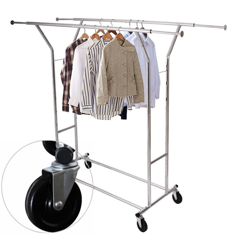 Rebrilliant Witmer 51 W Rolling Double Garment Drying Clothes