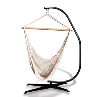 Go to store & view more images Suelo Stand Cotton Chair Hammock with Stand by Hammaka
