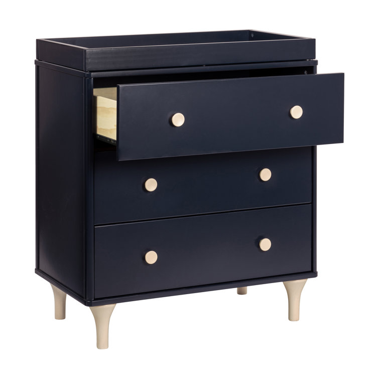 navy changing table