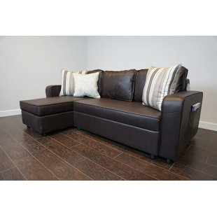 Go to store & view more images Piccirillo Reversible Sleeper Sectional by Ebern Designs