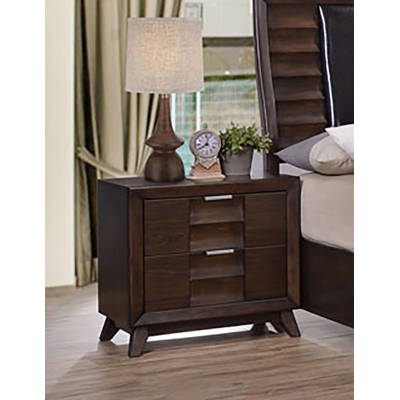 Hokku Designs Tolsi 2 Drawer Nightstand Reviews Wayfair