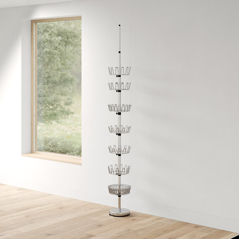 Project Tidy Floor To Ceiling 36 Pair Shoe Rack Reviews Wayfair Ca